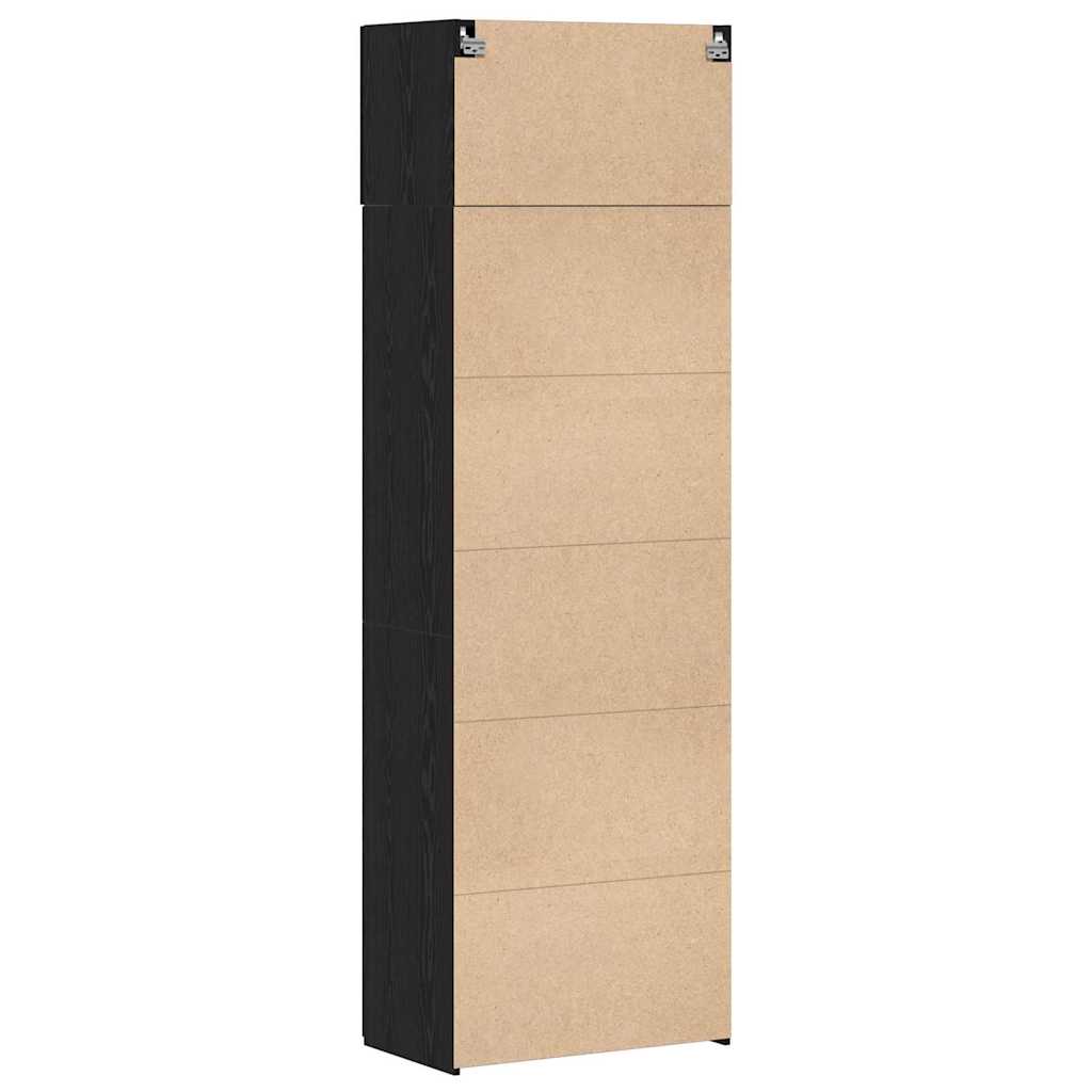 Armoire de rangement Chêne noir 70 x 42,5 x 225 cm - XIOS