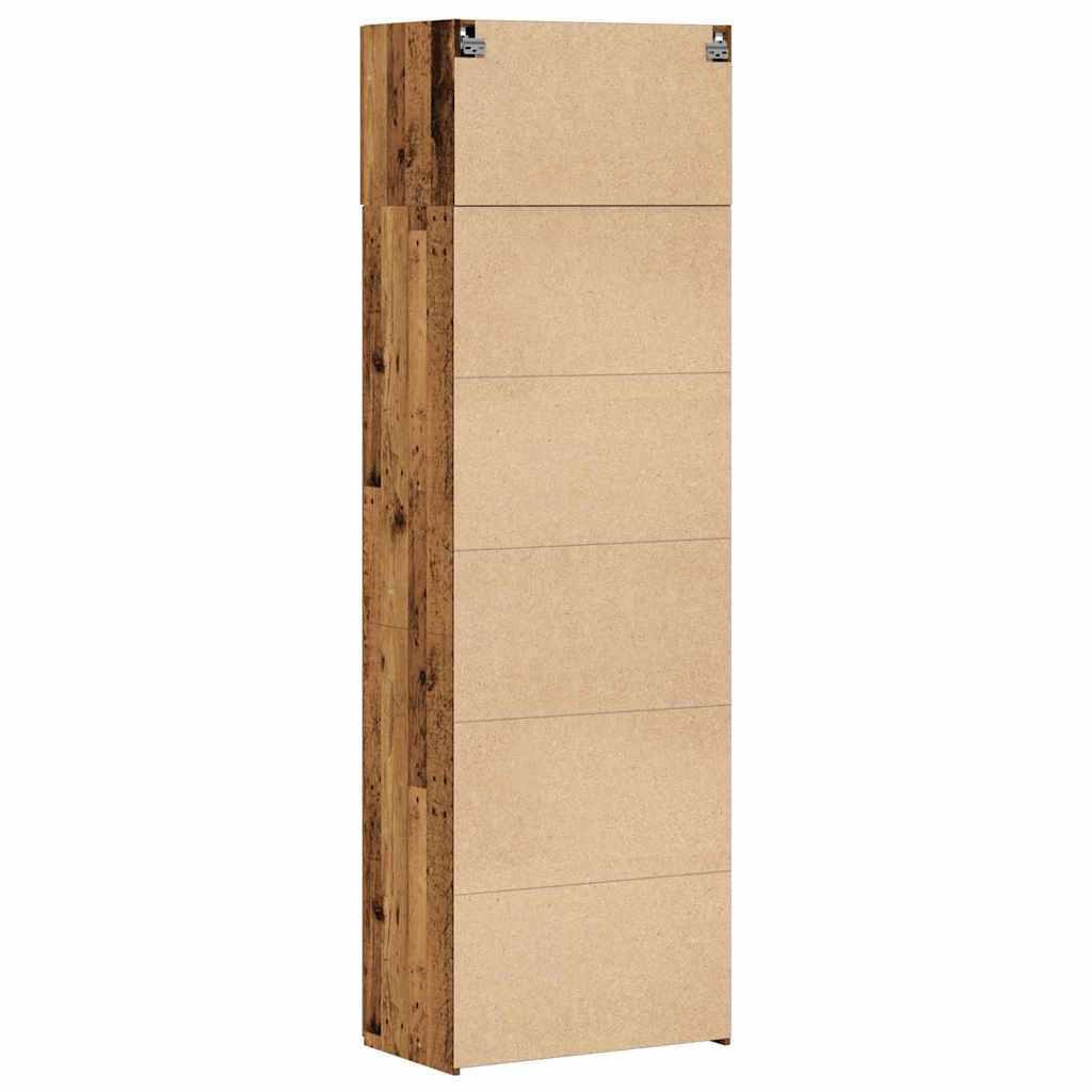 Armoire de rangement 3 pcs Bois ancien - XIOS