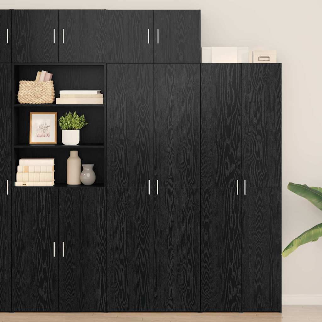 Armoire de rangement 3 pcs Chêne noir - XIOS