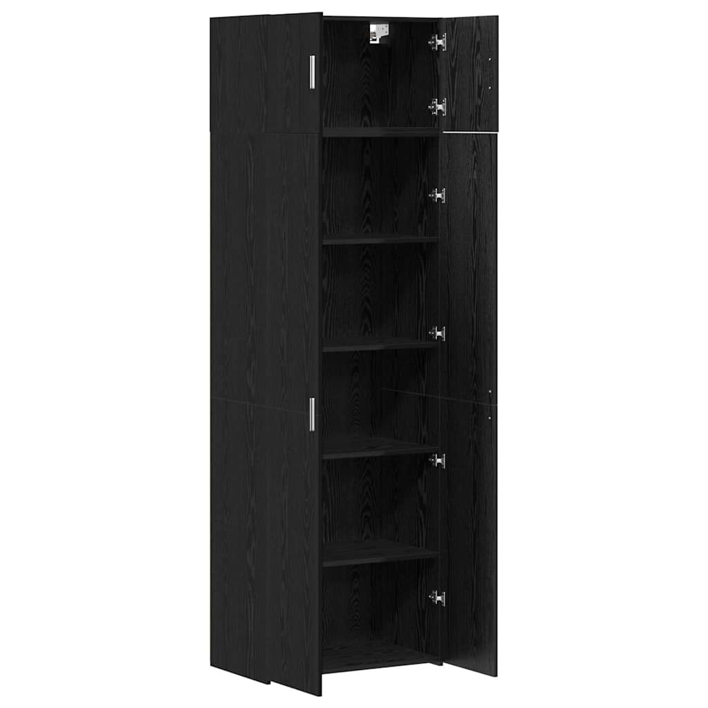 Armoire de rangement Chêne noir 70 x 42,5 x 225 cm - XIOS