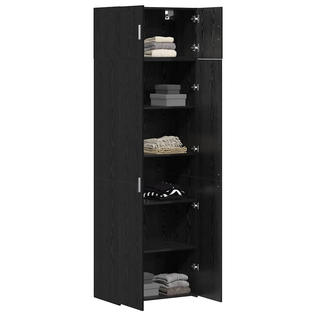 Armoire de rangement 3 pcs Chêne noir - XIOS