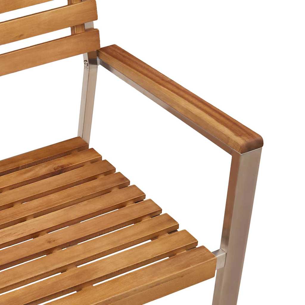 Ensemble de salle à manger pour jardin 3 pcs