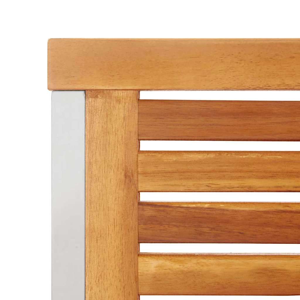 Ensemble de salle à manger pour jardin 3 pcs