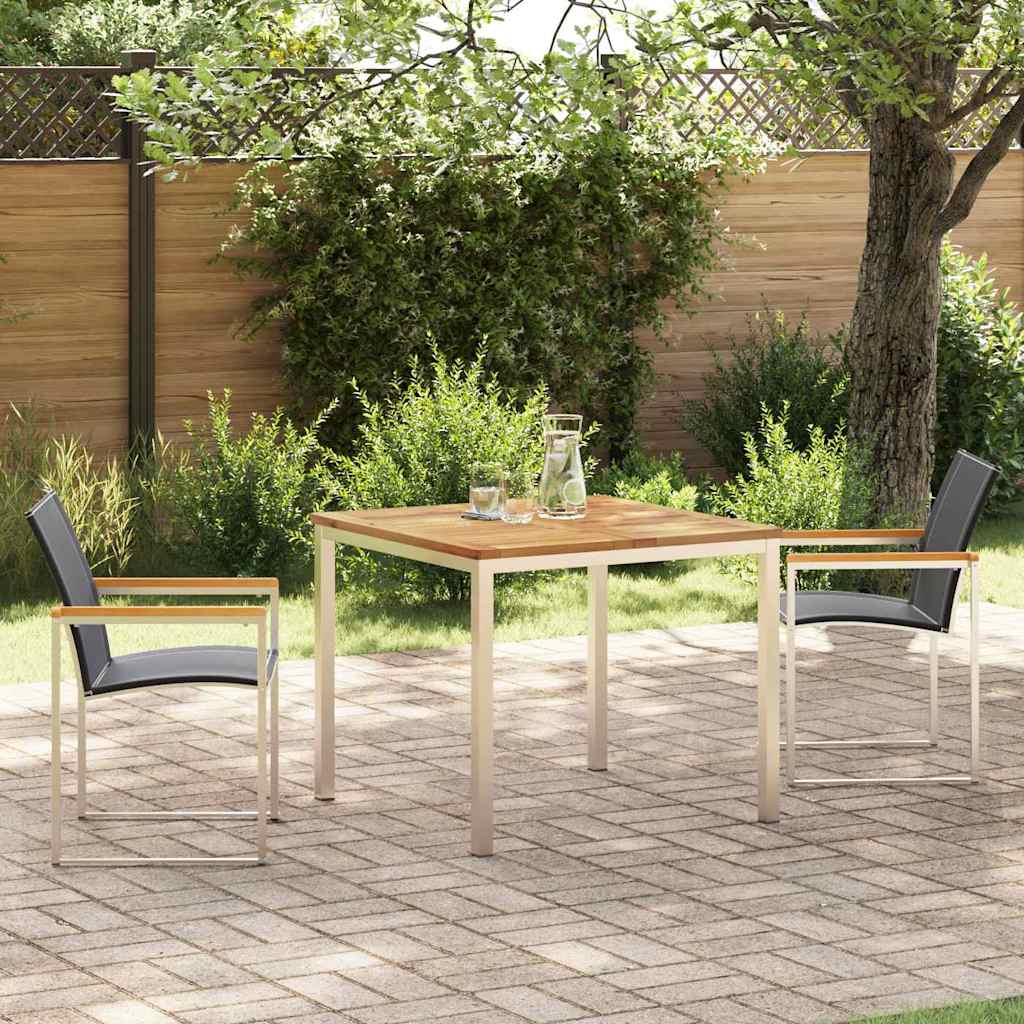 Ensemble de salle à manger pour jardin 3 pcs