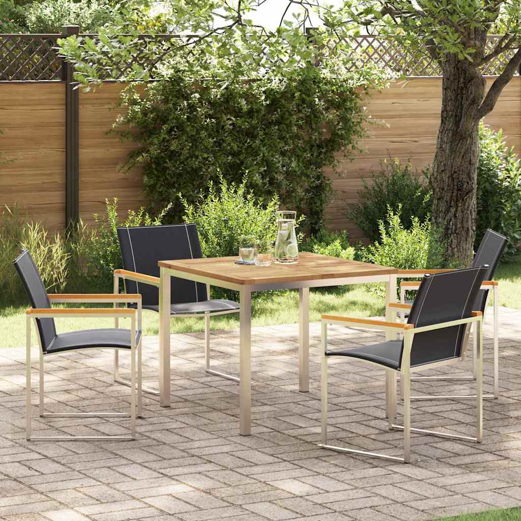 Ensemble de salle à manger pour jardin 5 pc