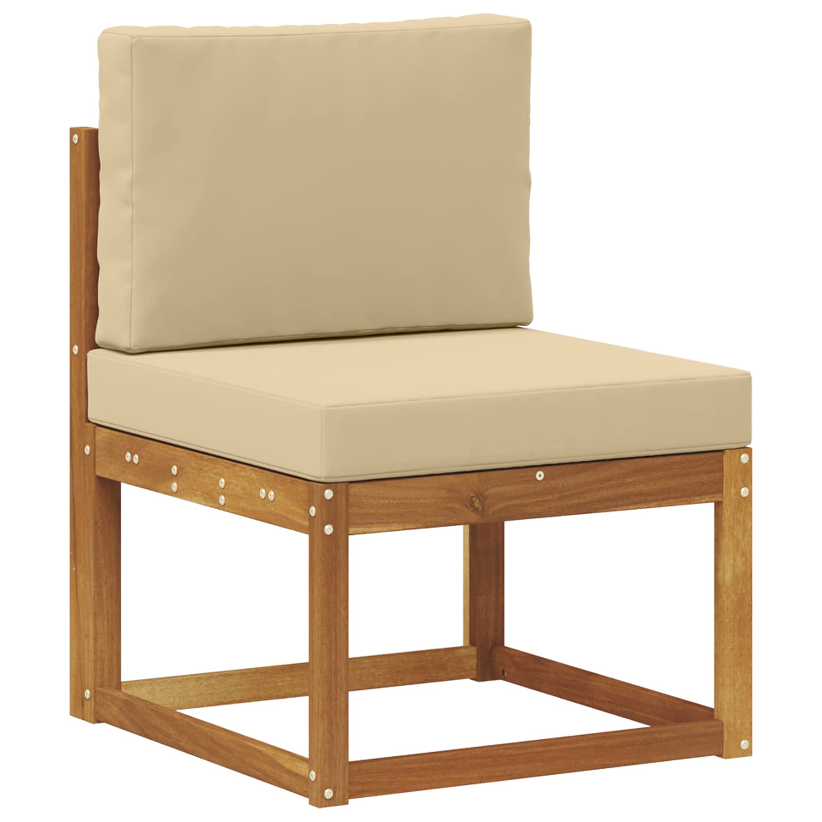 Ensemble de canapés d'extérieur 9 pcs Naturel et Beige - XIOS