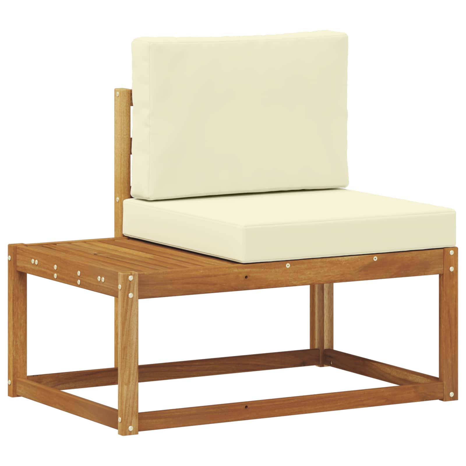 Ensemble de canapés d'extérieur avec coussin 3 pcs Naturel - XIOS