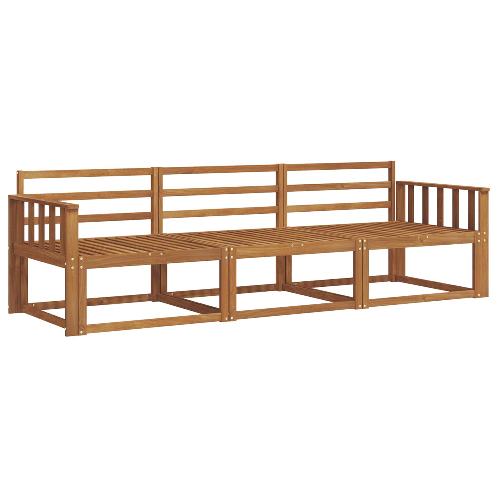 Ensemble de canapés d'extérieur 3 pcs Naturel - XIOS