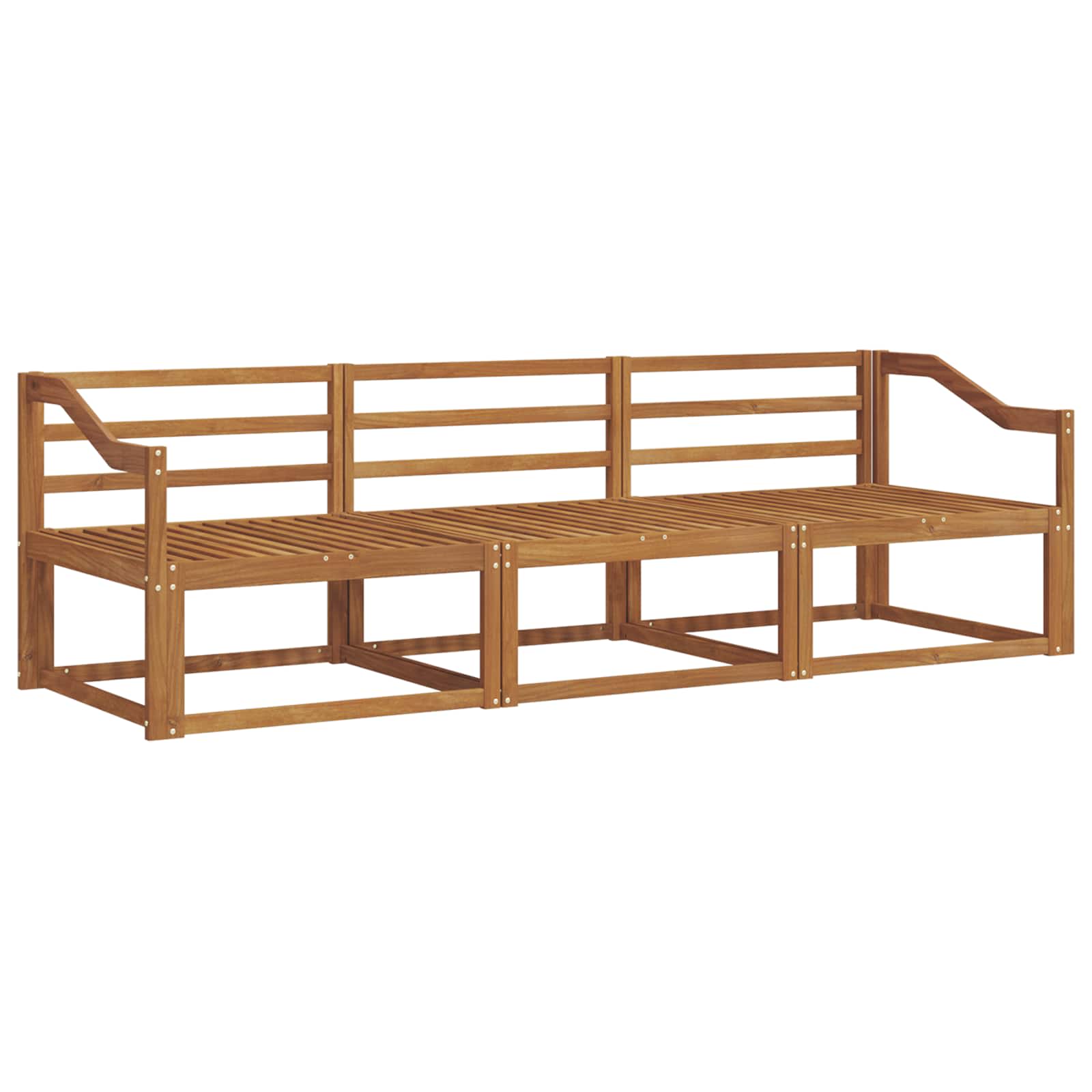 Ensemble de canapés d'extérieur 3 pcs Naturel - XIOS