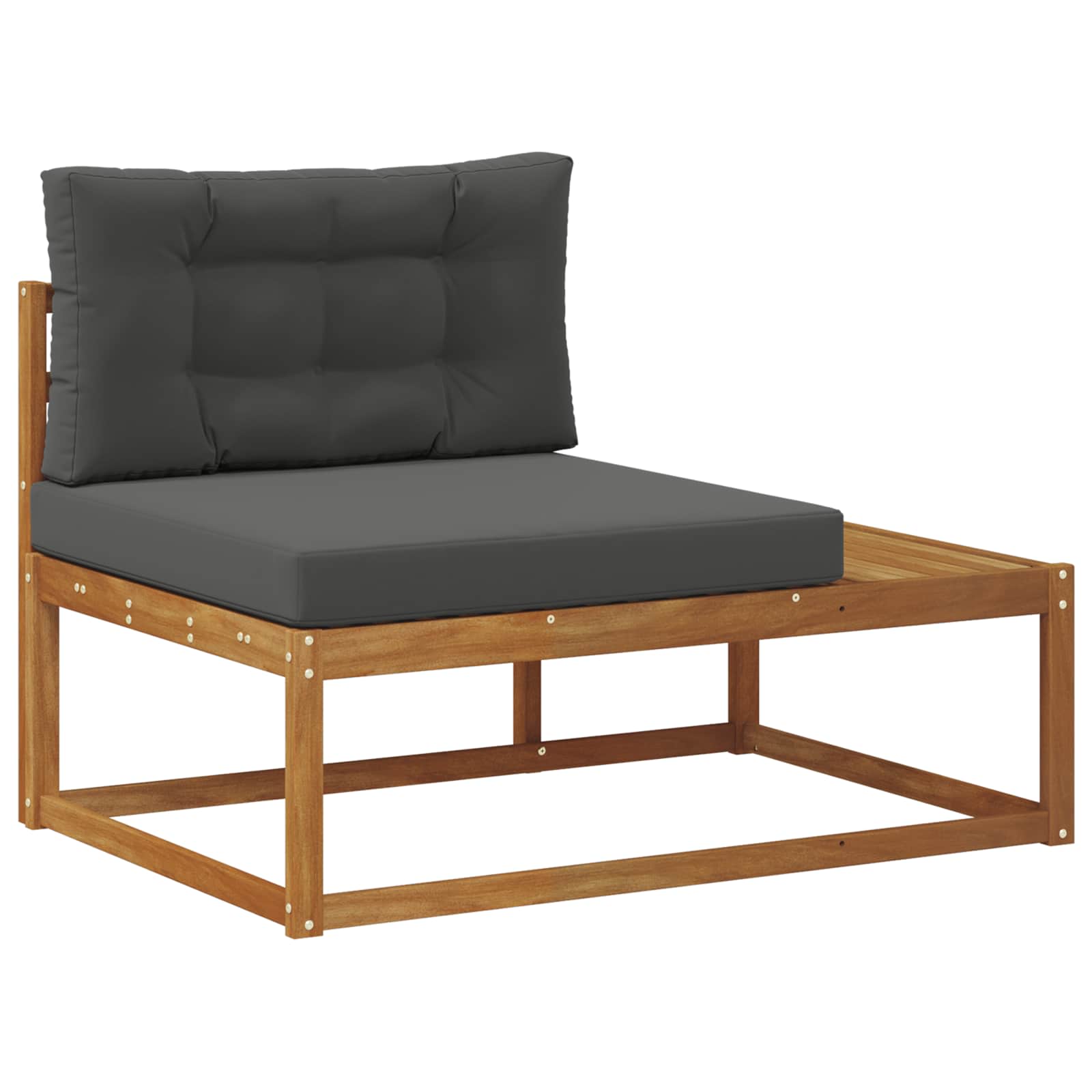 Ensemble de canapés d'extérieur 6 pc Naturel et Anthracite