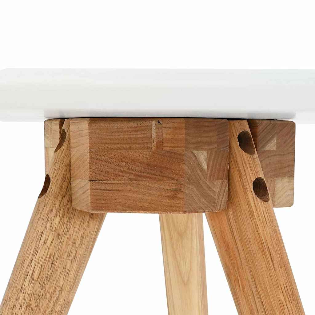 Table basse Marron 50 x 50 x 46 cm Bois massif de noyer - XIOS