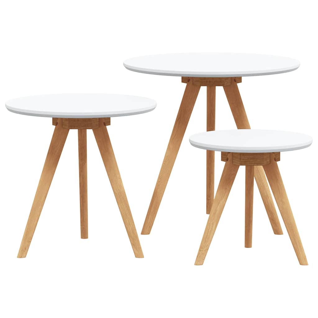 Table basse Marron 50 x 50 x 46 cm Bois massif de noyer - XIOS