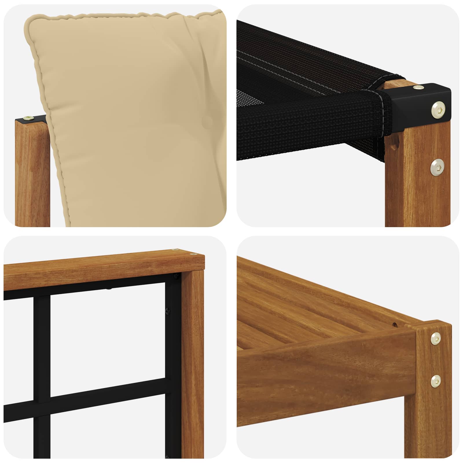 Ensemble de canapés d'extérieur 5 pcs Naturel et Beige - XIOS