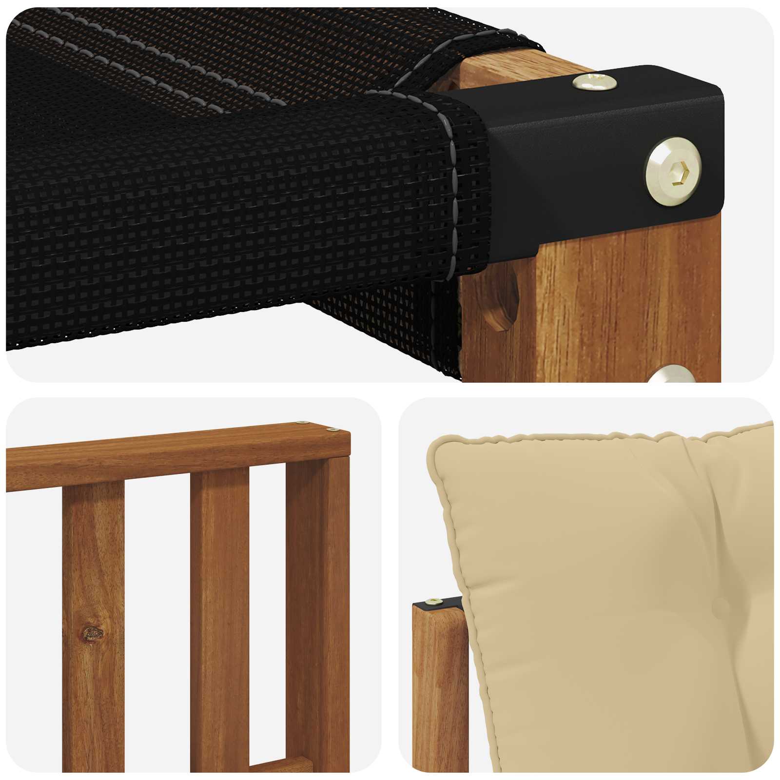 Ensemble de canapés d'extérieur 5 pcs Naturel et Beige - XIOS