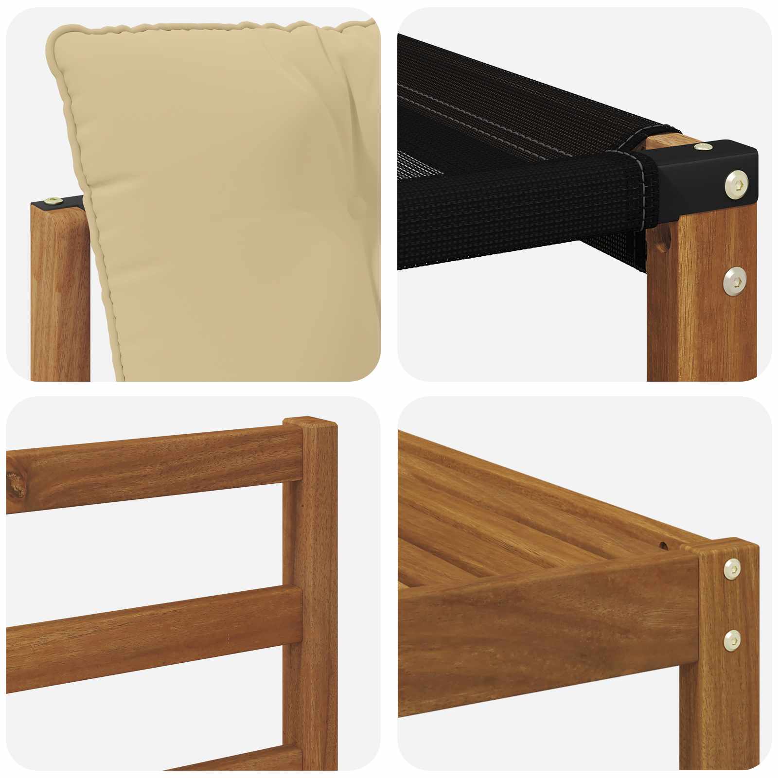 Ensemble de canapés d'extérieur 9 pcs Naturel et Beige - XIOS