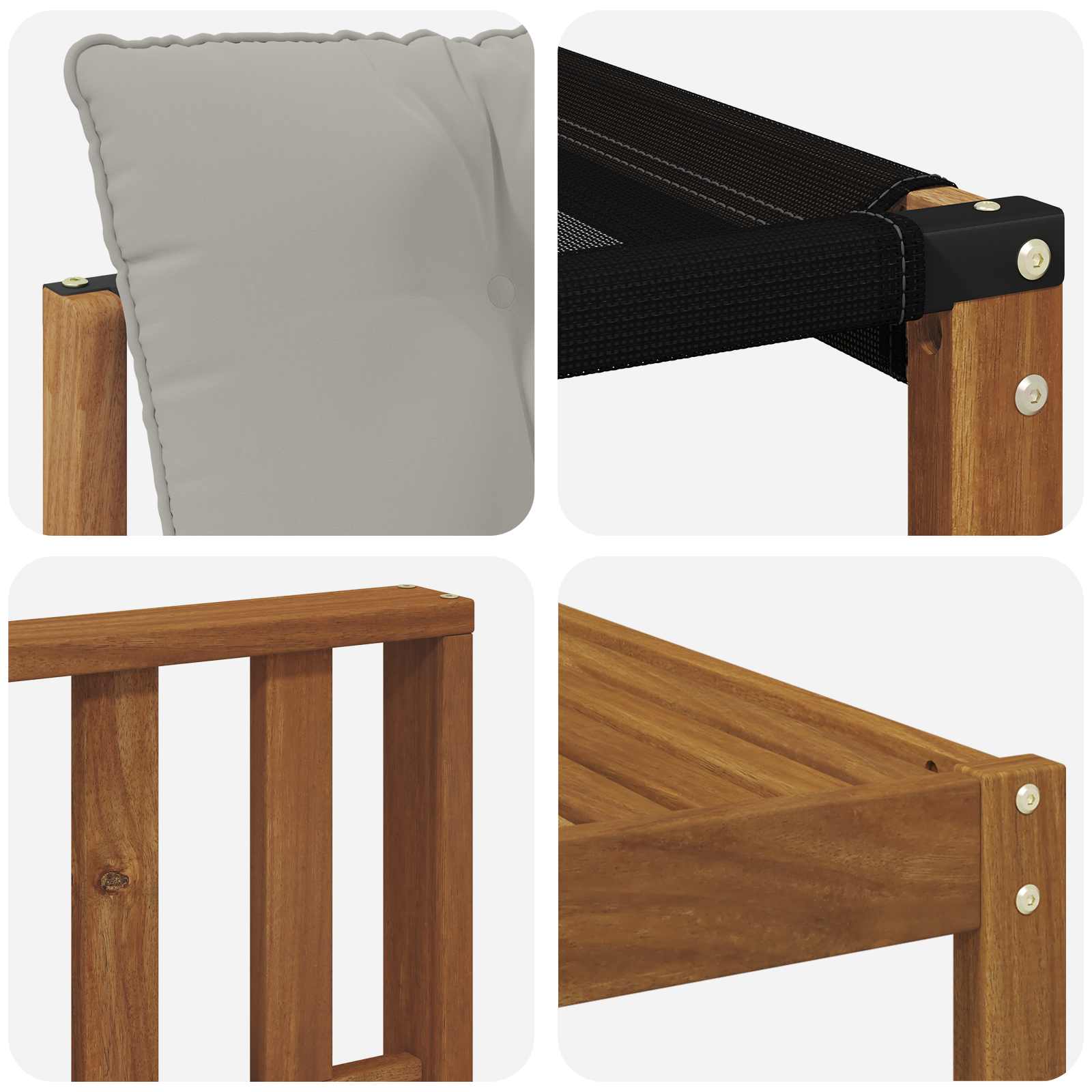 Ensemble de canapés d'extérieur 7 pcs Gris Naturel et Clair - XIOS