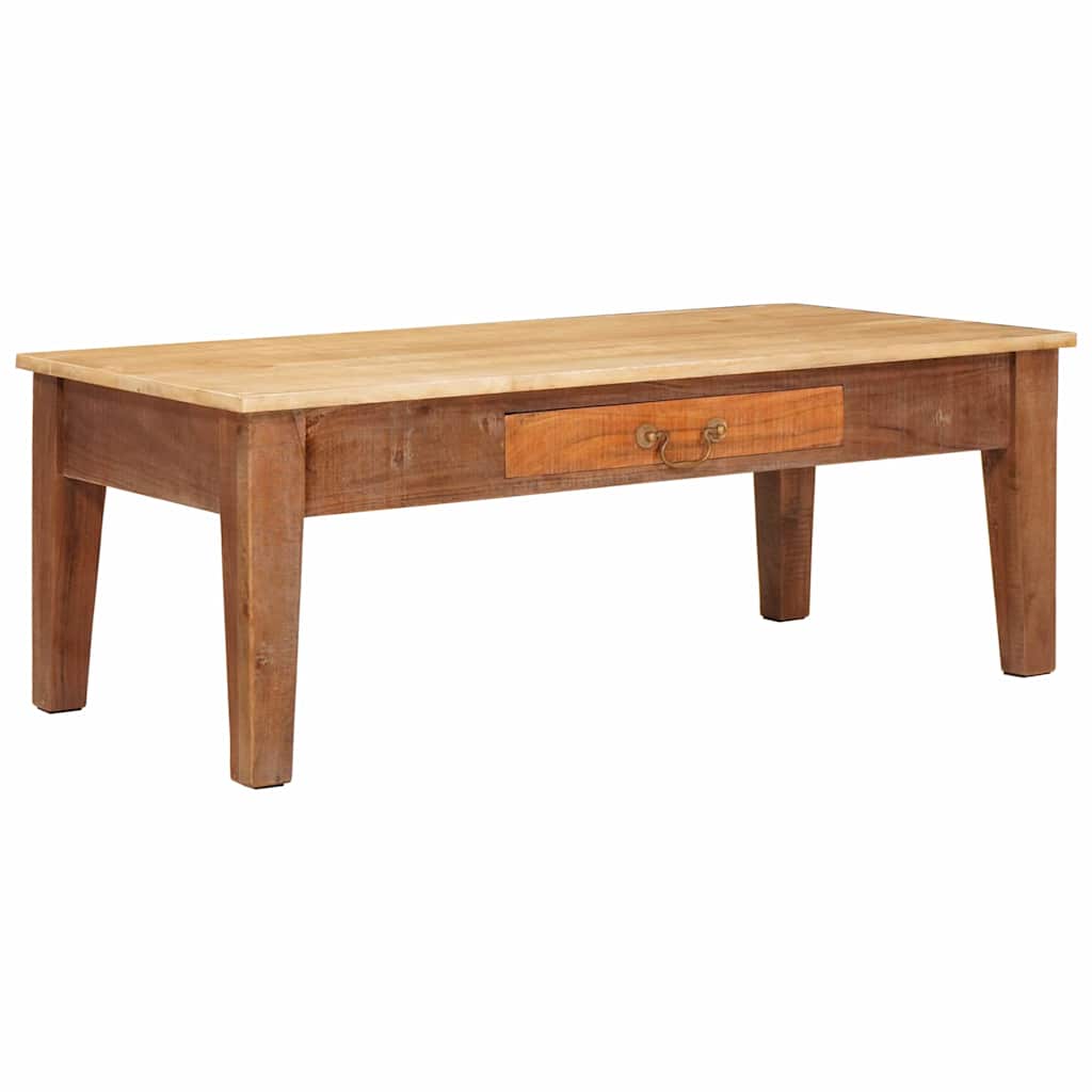 Table basse Marron 110 x 55 x 40 cm Bois de mangue massif - XIOS