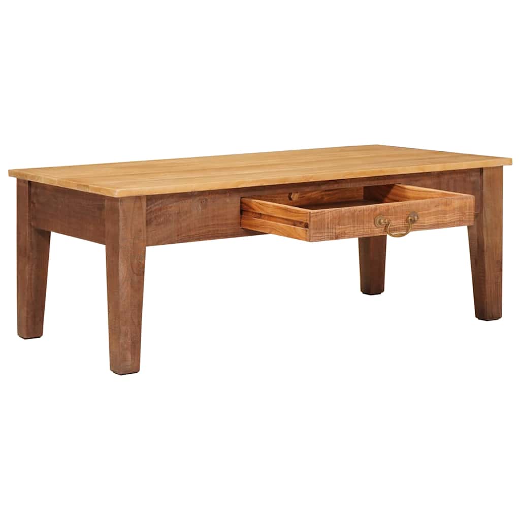 Table basse Marron 110 x 55 x 40 cm Bois de mangue massif - XIOS