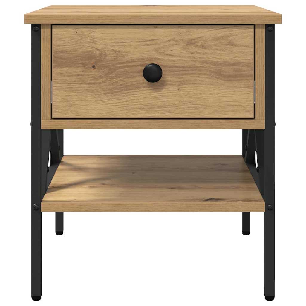 Table de chevet 2 pcs chêne artisanal 40 x 42 x 45 cm - XIOS