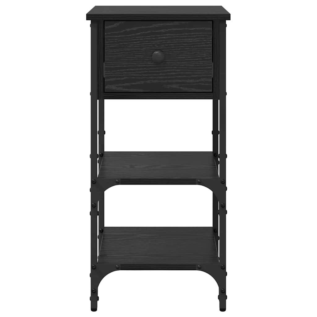 Cabinet de chevet 2 pc Chêne noir 33,5 x 36 x 70 cm - XIOS