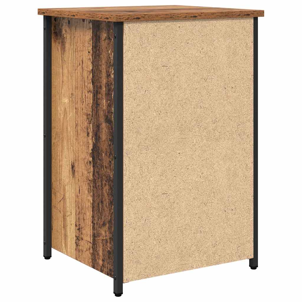Cabinet de chevet Marron 40 x 36 x 60 cm Bois Recyclé Solide - XIOS