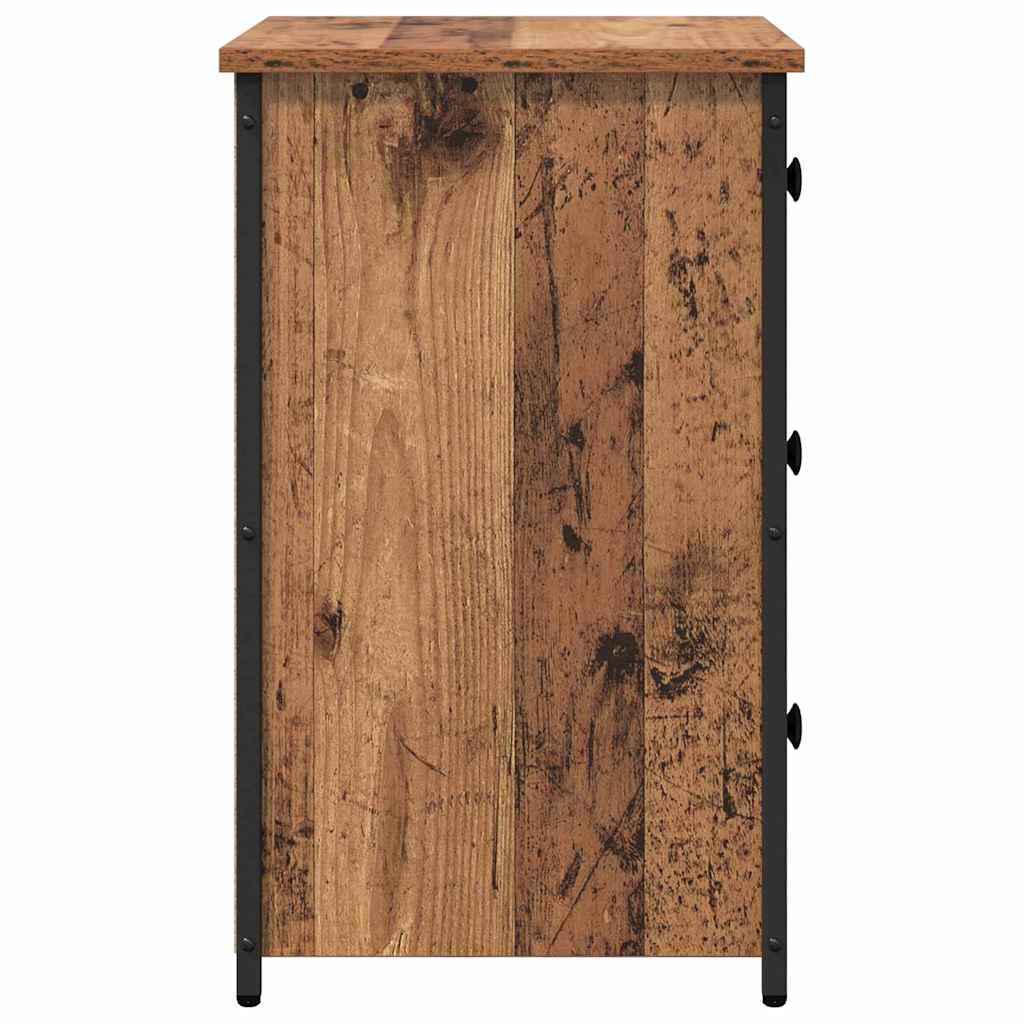 Cabinet de chevet Marron 40 x 36 x 60 cm Bois Recyclé Solide - XIOS