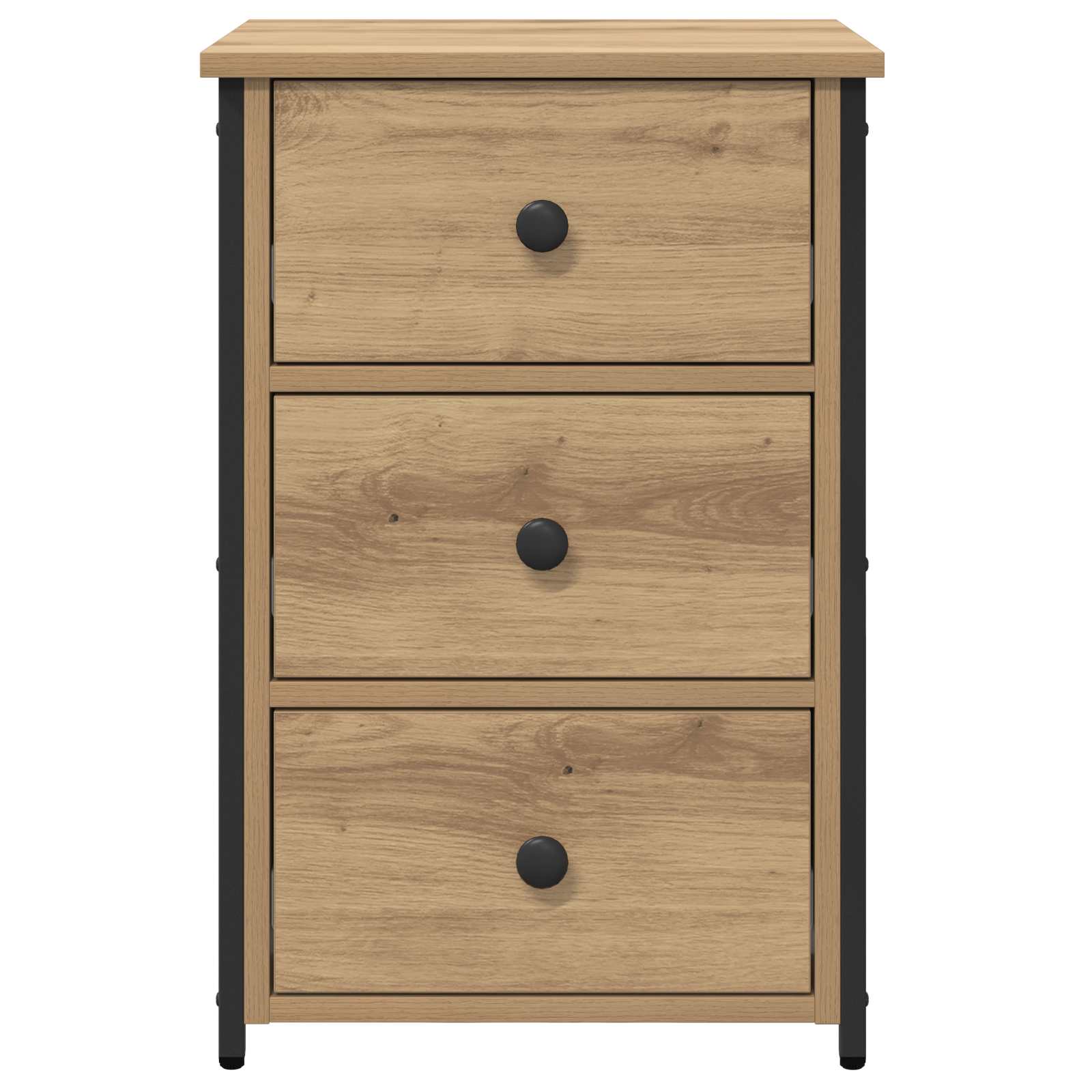 Cabinet de chevet avec tiroir 2 pcs Marron 40 x 36 x 60 cm - XIOS