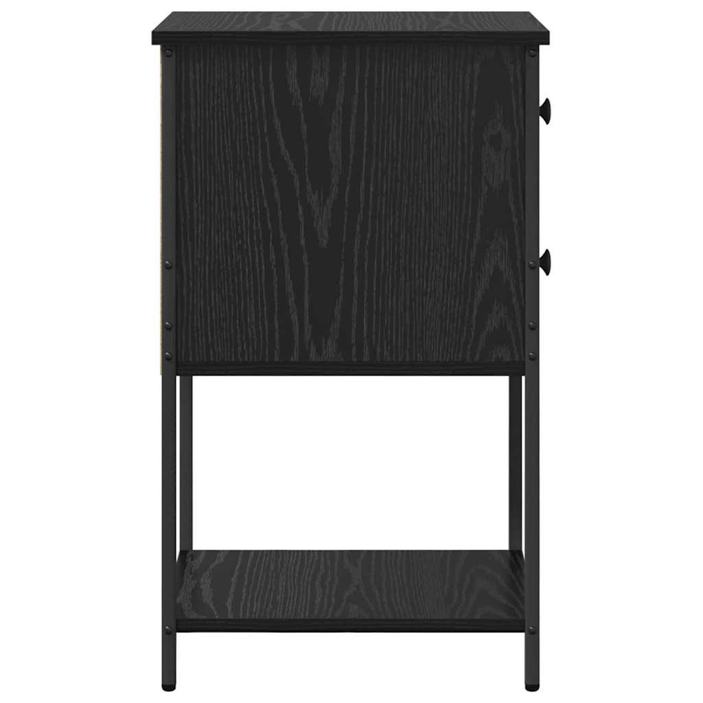Cabinet de chevet avec tiroir 2 pcs Chêne noir 32 x 42 x 70 cm - XIOS