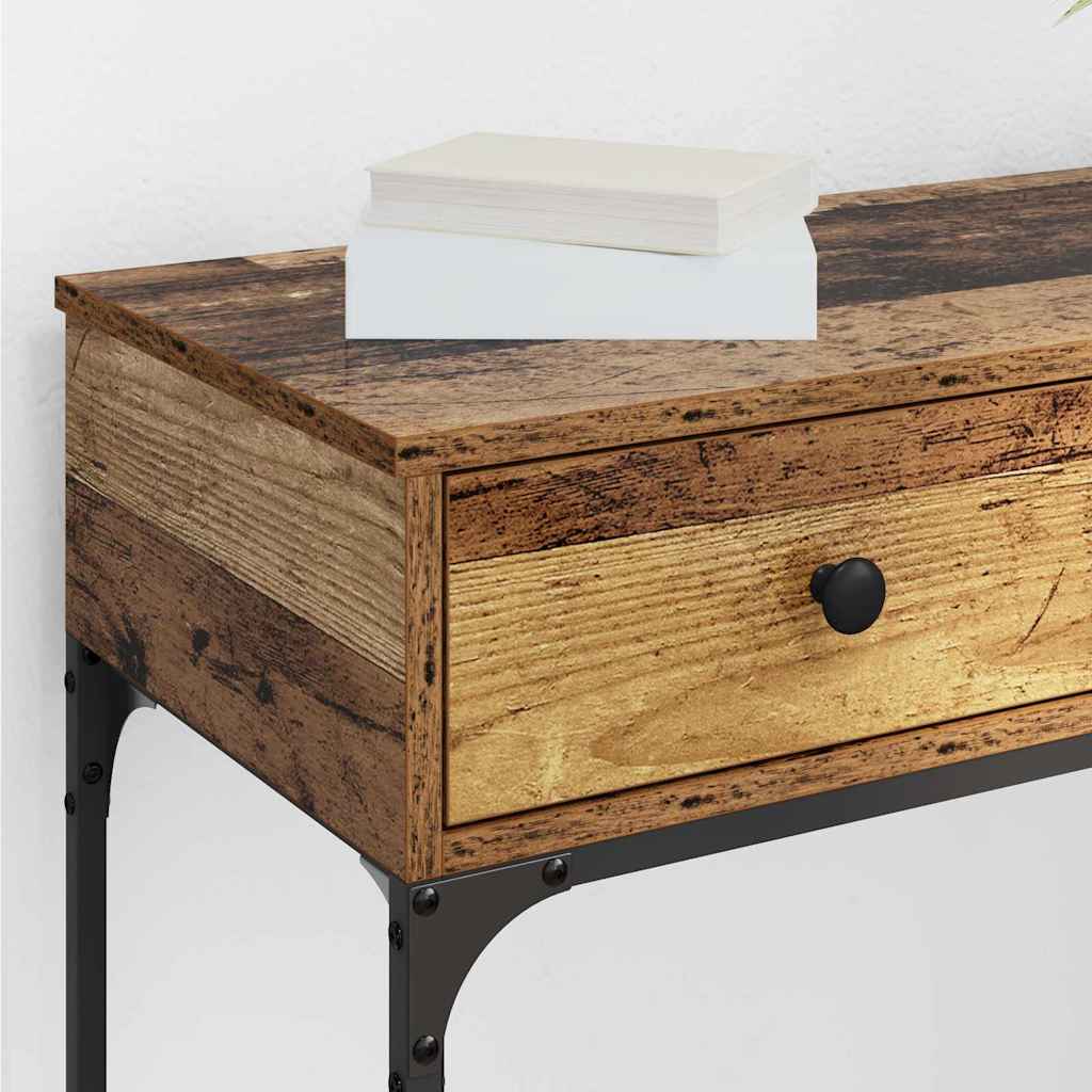 Table console Bois ancien 75 x 34,5 x 75 cm Bois d'ingénierie - XIOS