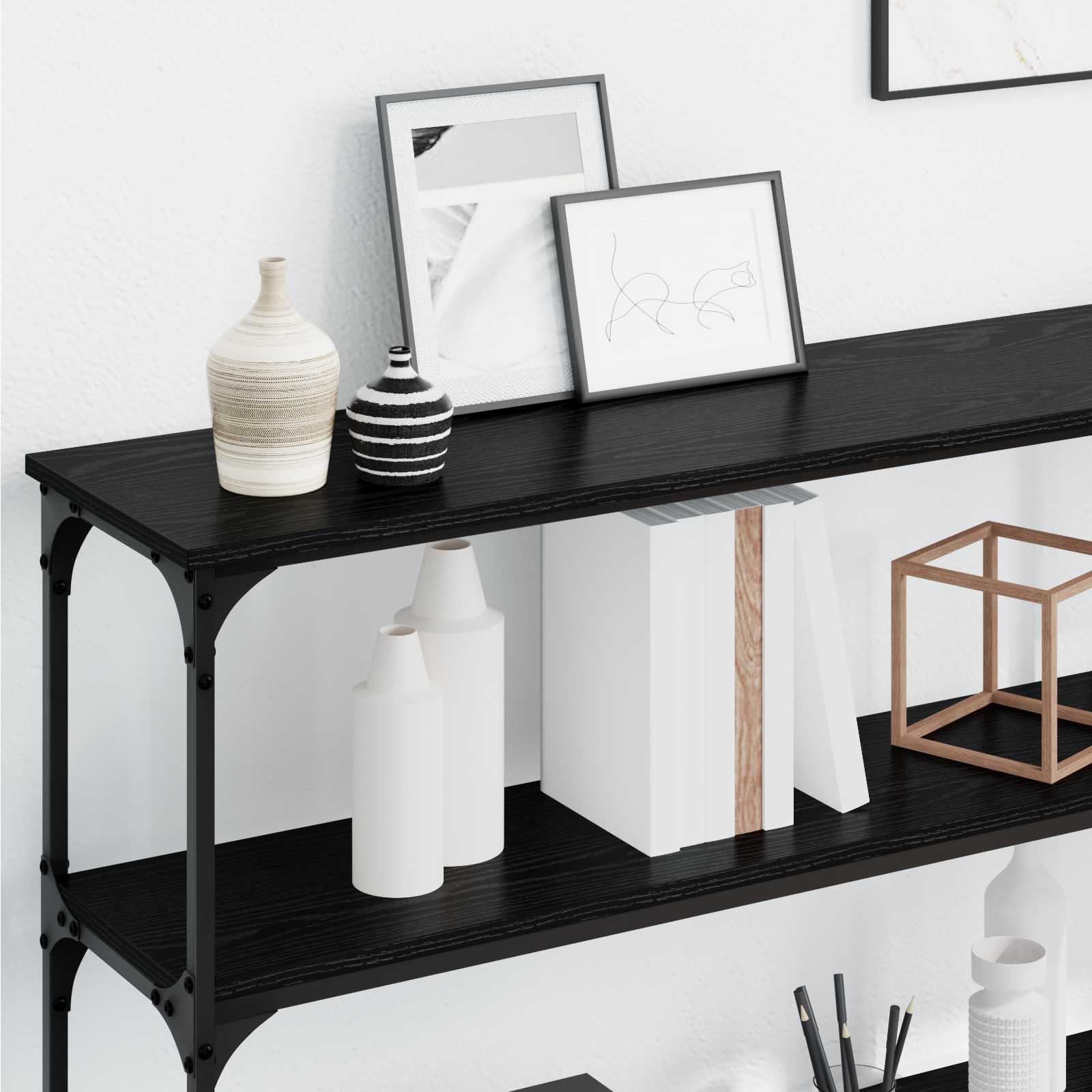 Table console Chêne noir 200 x 29 x 75 cm - XIOS