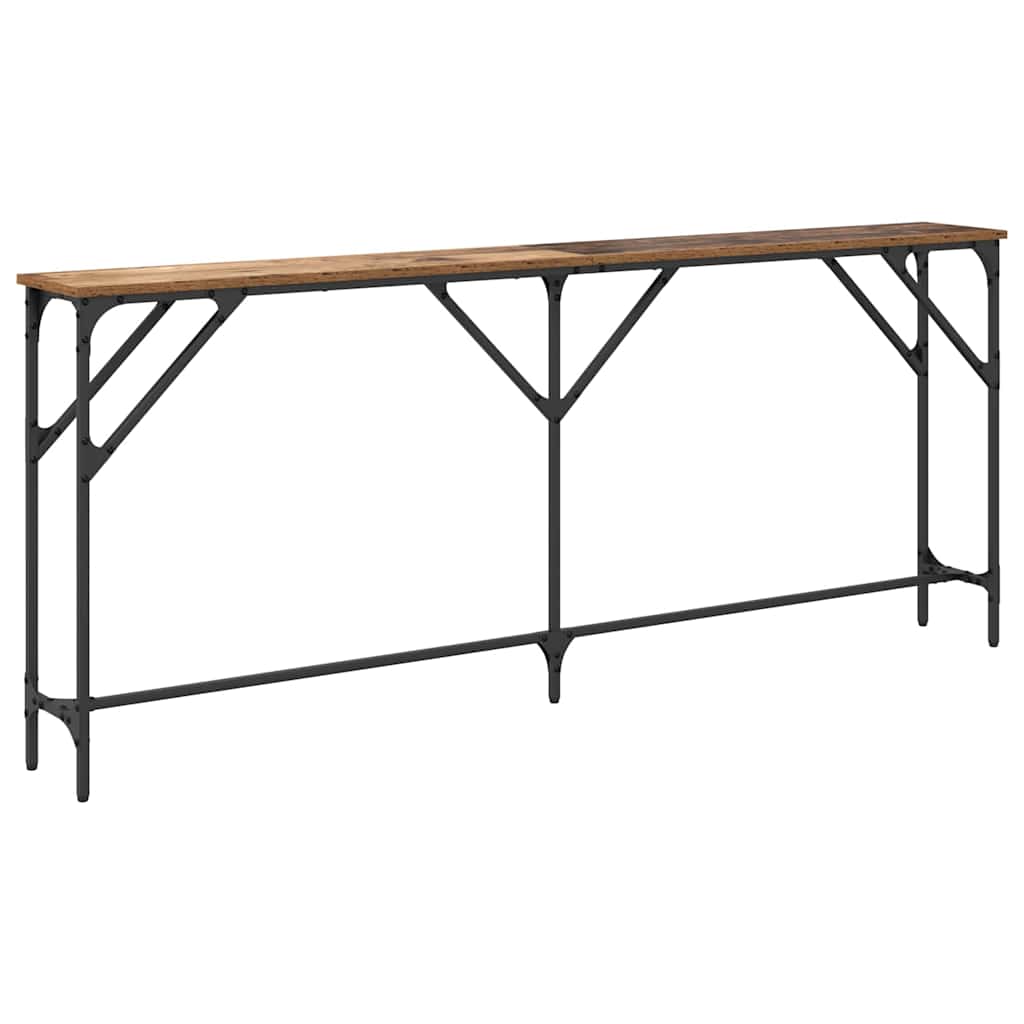 Table console Bois Ancien 180 x 23 x 75 cm - XIOS