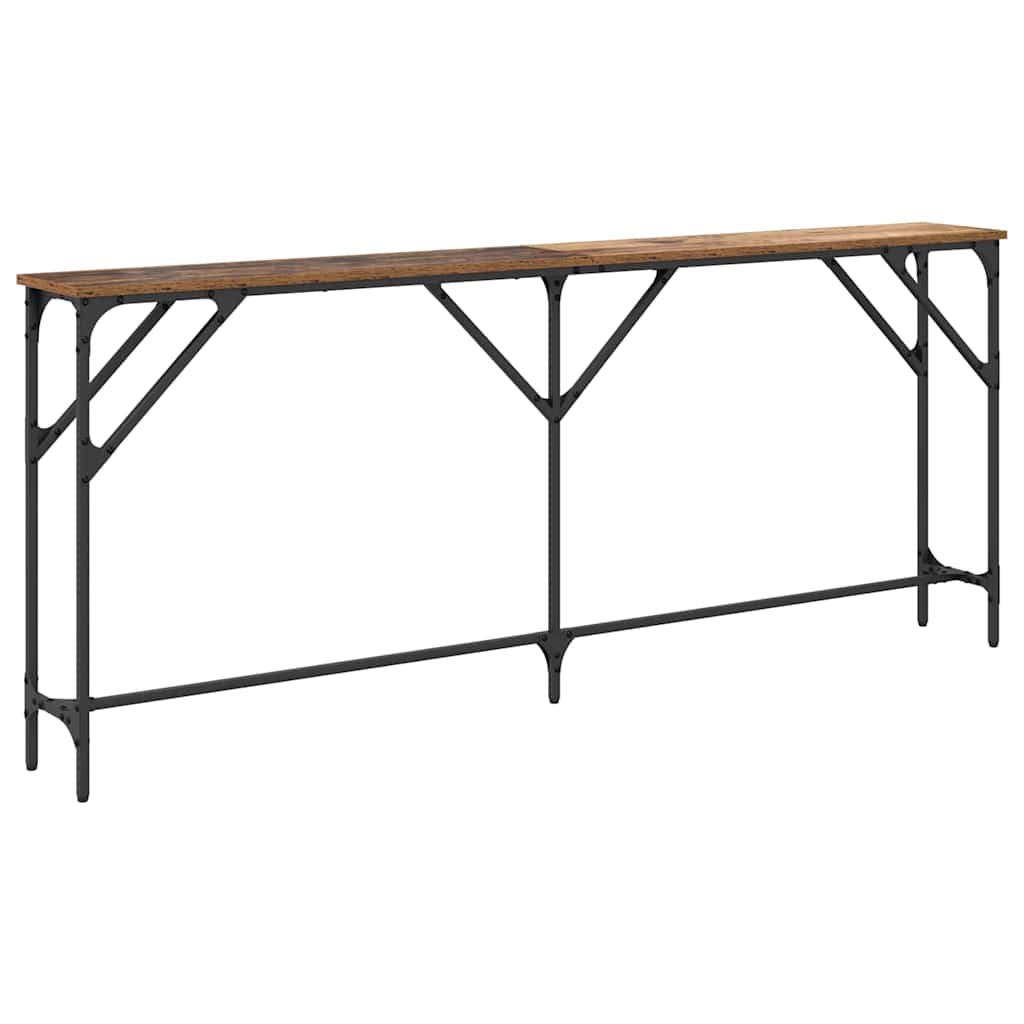 Table console Bois Ancien 180 x 23 x 75 cm - XIOS