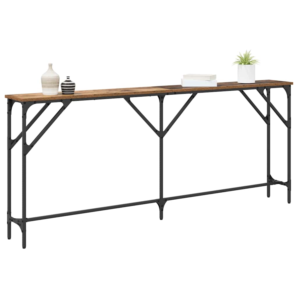 Table console Bois Ancien 180 x 23 x 75 cm - XIOS