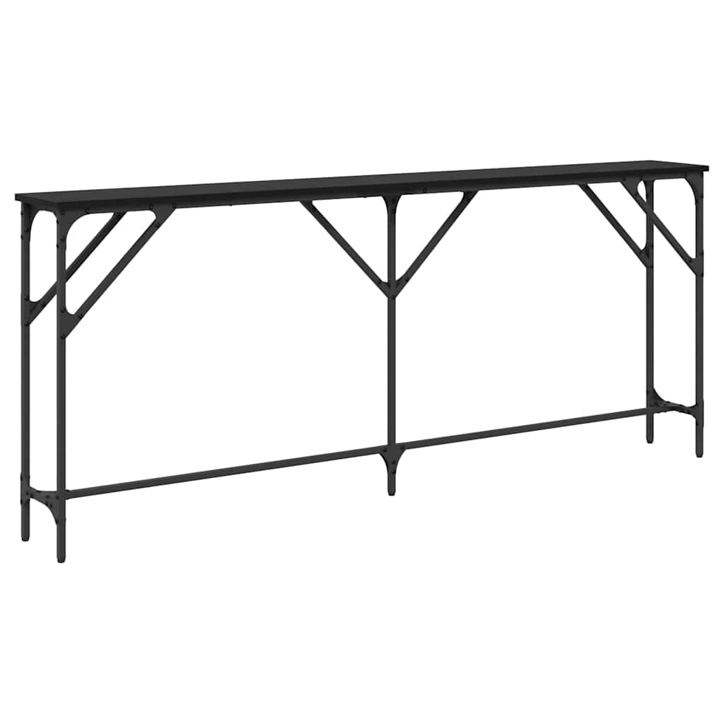Table console Chêne noir 180 x 23 x 75 cm - XIOS