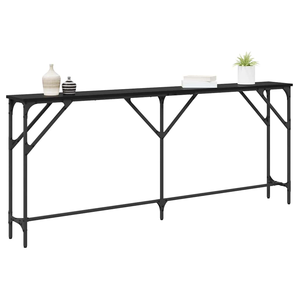Table console Chêne noir 180 x 23 x 75 cm - XIOS