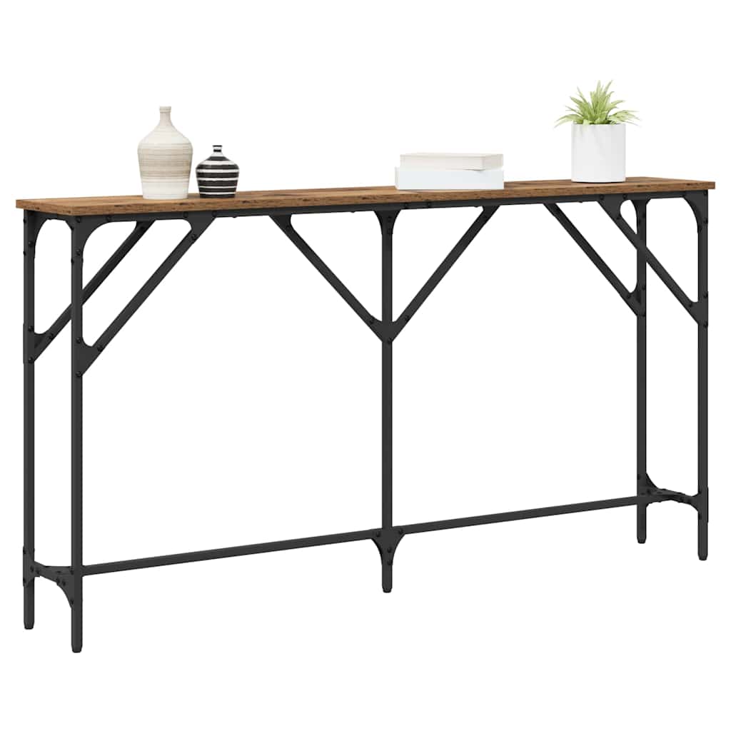 Table console Bois Ancien 140 x 23 x 75 cm - XIOS