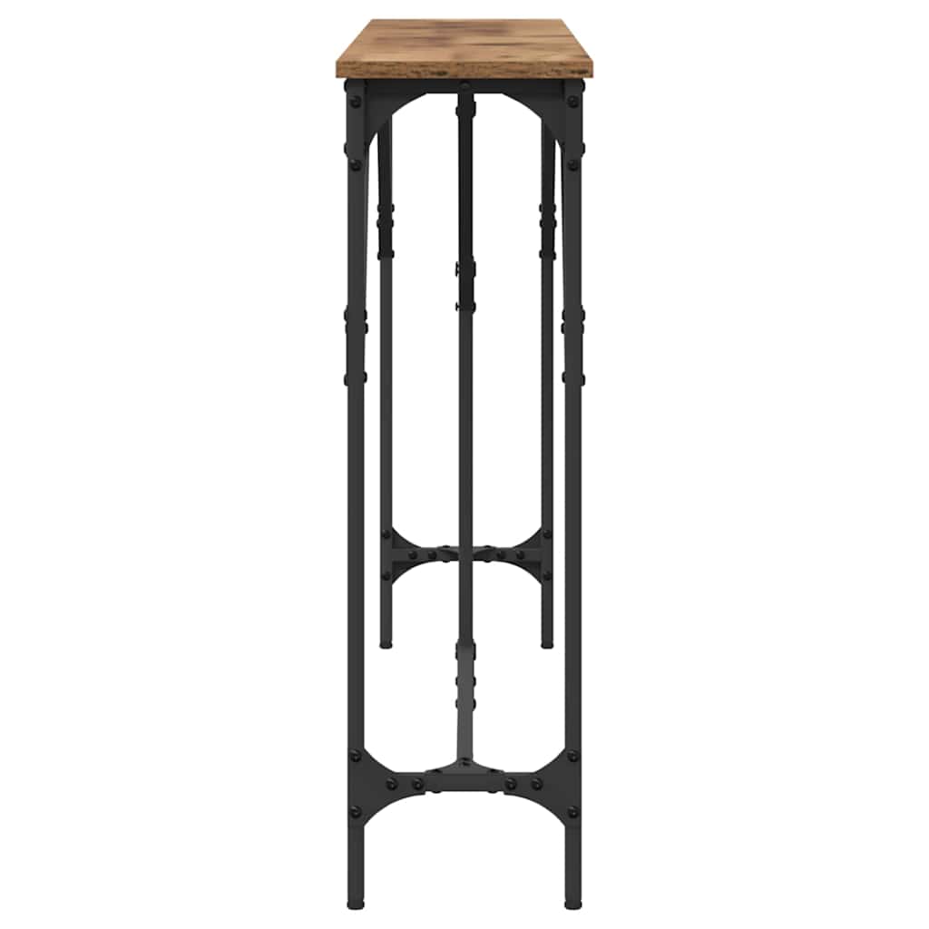 Table console Bois Ancien 140 x 23 x 75 cm - XIOS