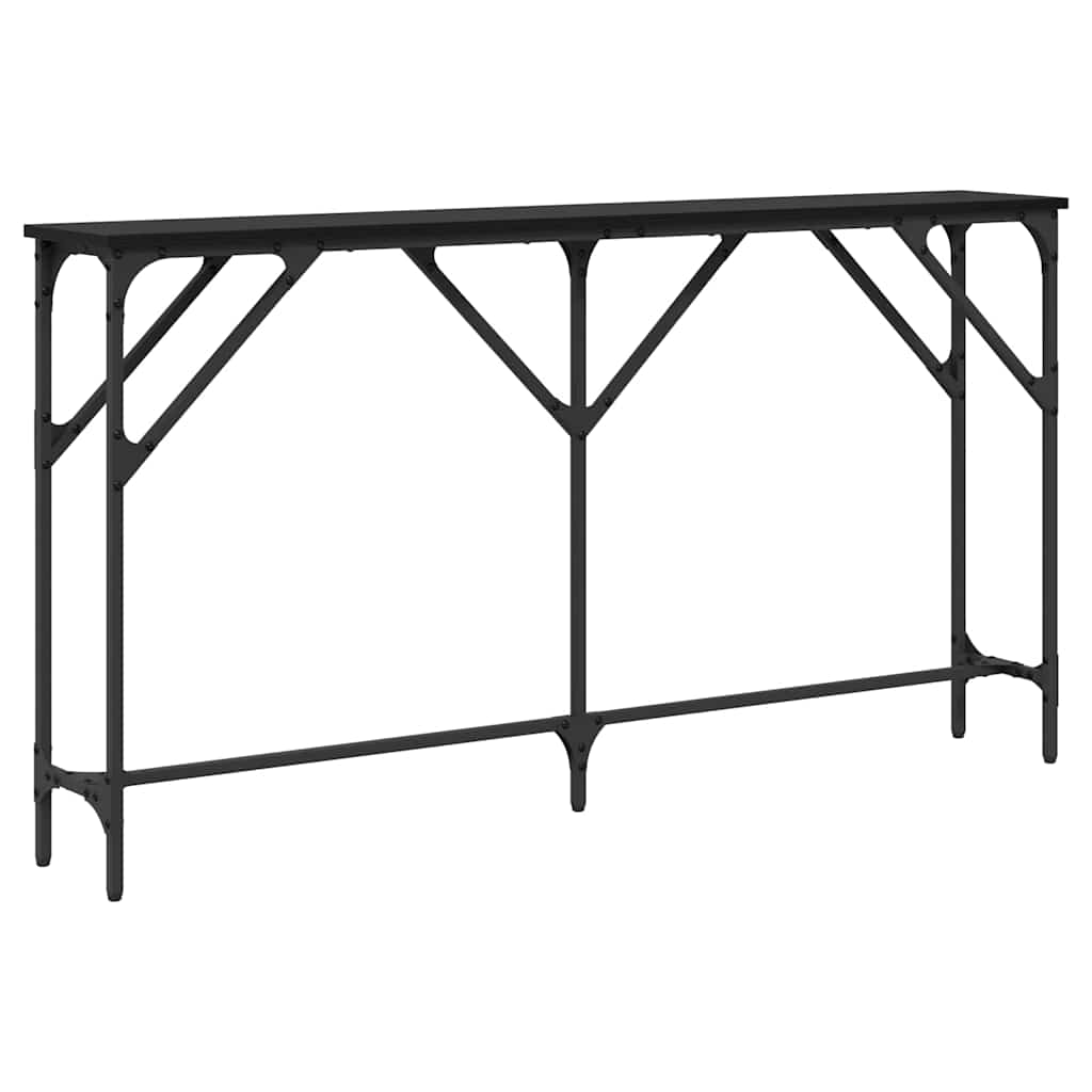 Table console Chêne noir 140 x 23 x 75 cm - XIOS