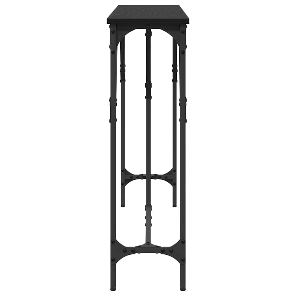 Table console Chêne noir 140 x 23 x 75 cm - XIOS