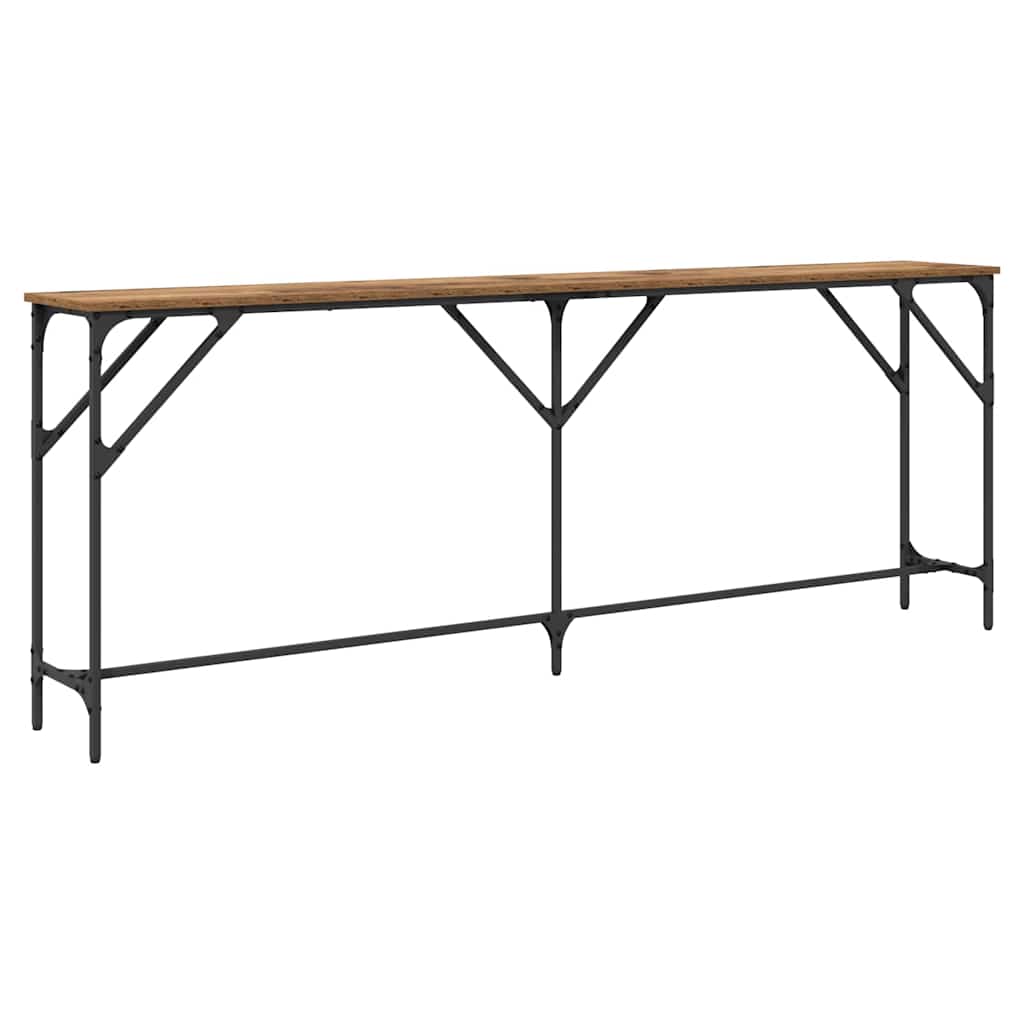 Table console Bois Ancien 200 x 29 x 75 cm - XIOS