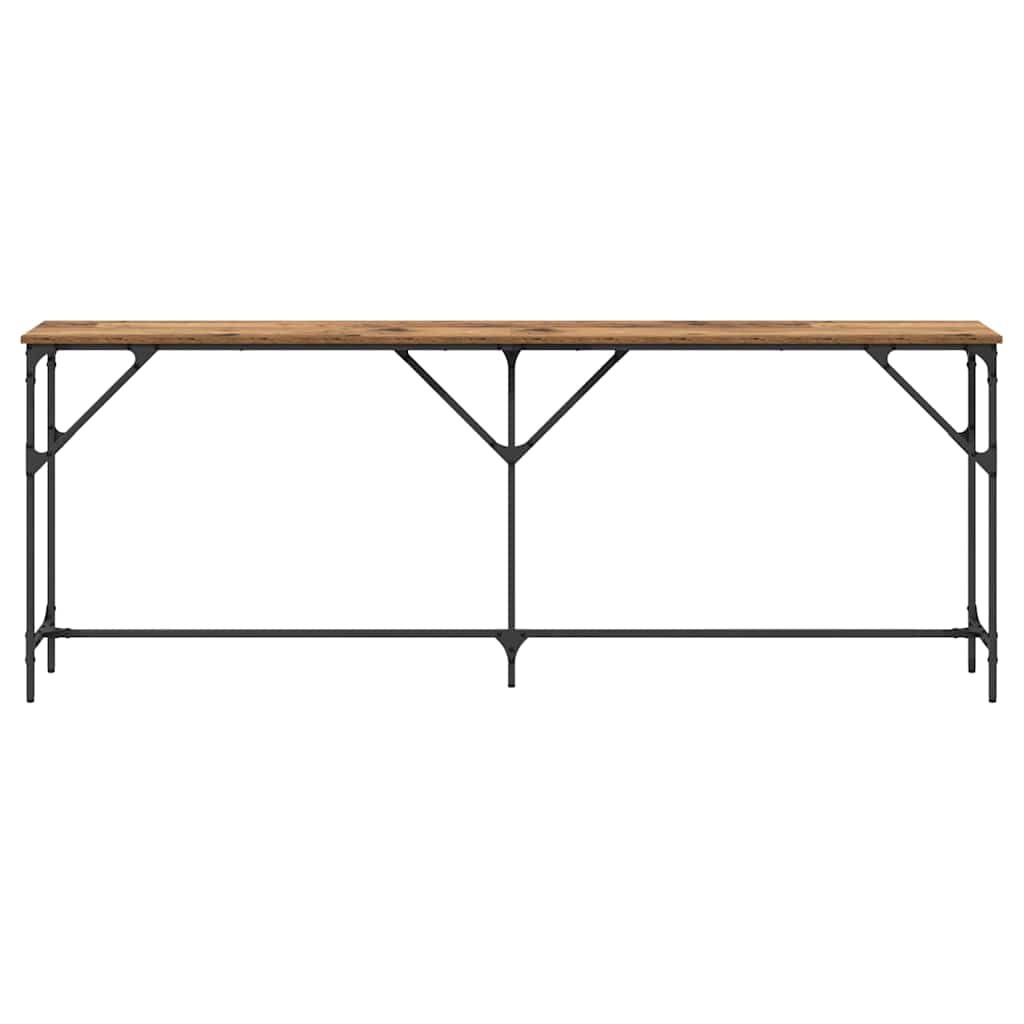 Table console Bois Ancien 200 x 29 x 75 cm - XIOS