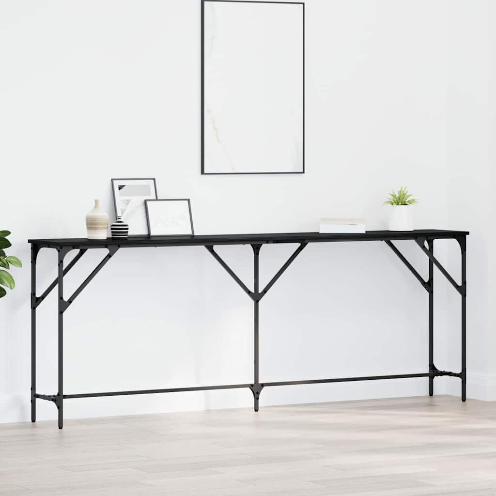 Table console Chêne noir 200 x 29 x 75 cm - XIOS