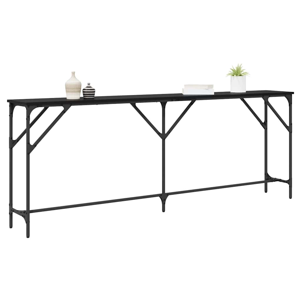 Table console Chêne noir 200 x 29 x 75 cm - XIOS