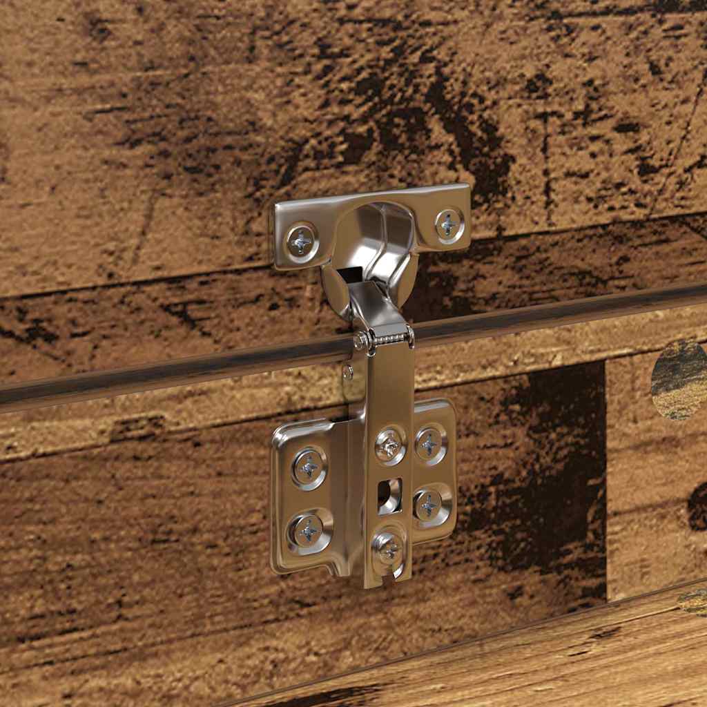 Meuble à chaussures avec tiroir Bois ancien 100.5 x 28 x 100 cm - XIOS