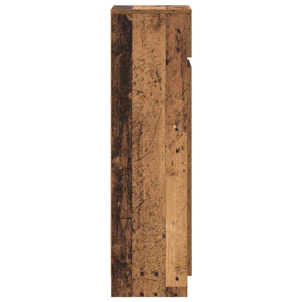 Meuble à chaussures avec tiroir Bois ancien 100.5 x 28 x 100 cm - XIOS