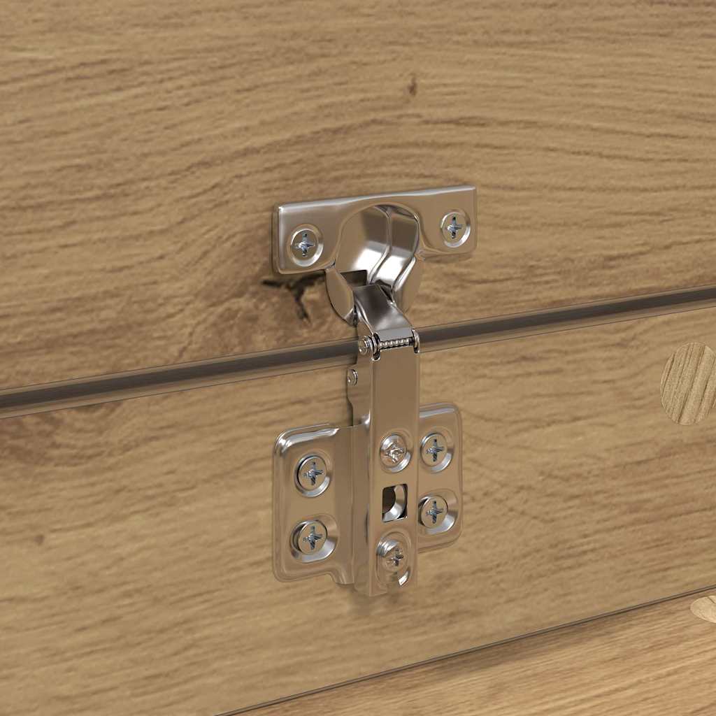 Meuble à chaussures chêne artisanal 100.5 x 28 x 100 cm - XIOS