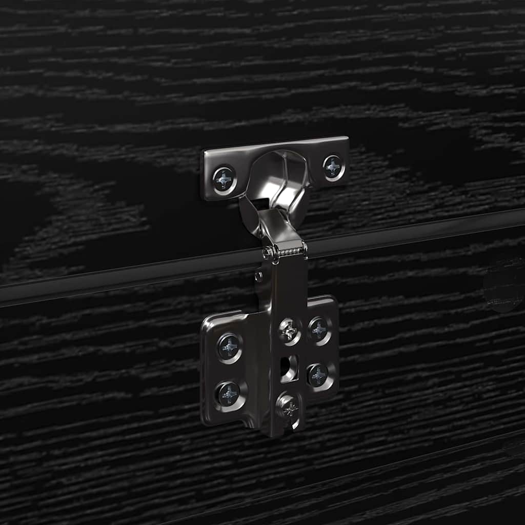 Meuble à chaussures avec tiroir Chêne noir 100.5 x 28 x 100 cm - XIOS