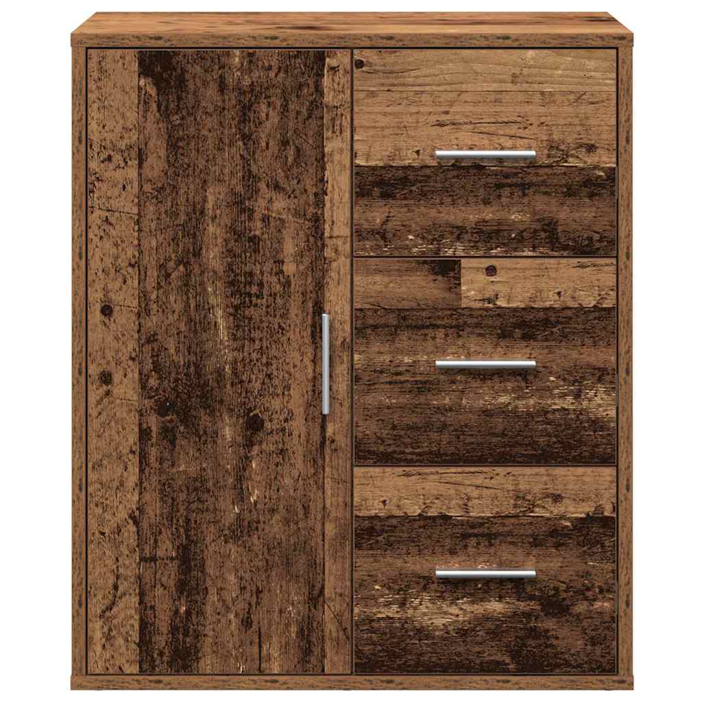 Buffet avec tiroir Vieux bois 60 x 31 x 70 cm Bois d'ingénierie - XIOS