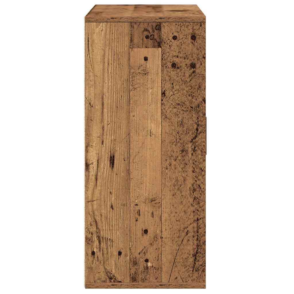 Buffet avec tiroir Vieux bois 60 x 31 x 70 cm Bois d'ingénierie - XIOS