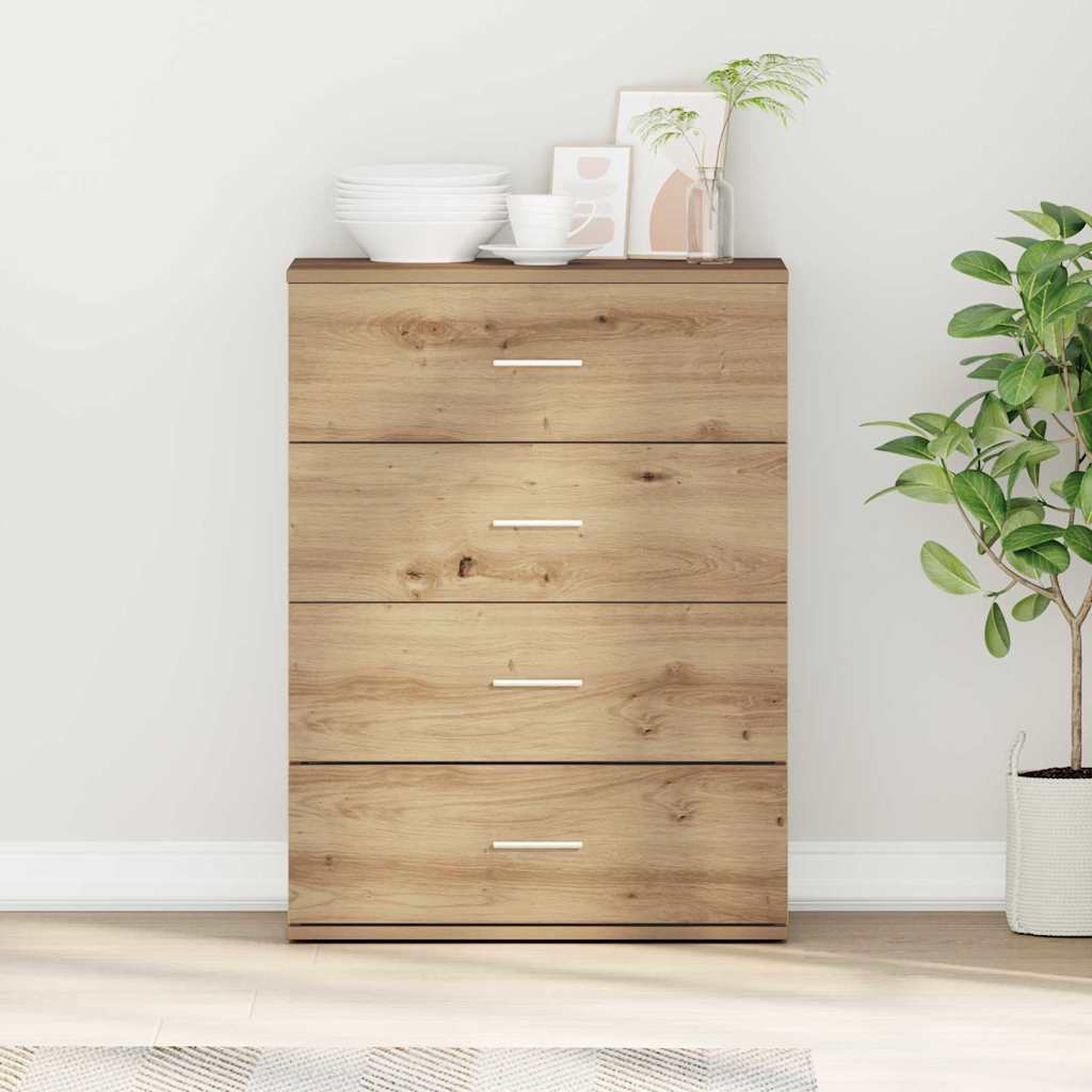 Buffet chêne artisanal 60 x 39 x 80 cm Bois d'ingénierie - XIOS